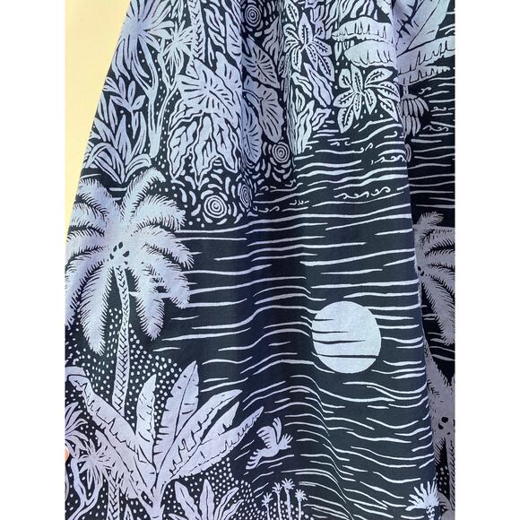 H&M x Desmond Dempsey Tropical Hawaiian Islands 100% Cotton Tropical Tank Top M - Picture 2 of 8